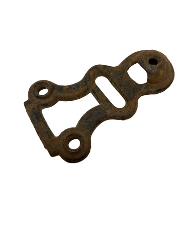 Antique, Vintage Cast Iron Norfolk Door Thumb Latch Back Plate Part Cover