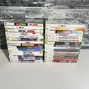 Xbox 360 Video Games Lot Bundle Kinect Dance Family Trivia *50% 3 GAMES OR MORE* - Picture 1 of 98