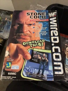 WWE WWF STONE COLD STEVE AUSTIN INTERNET FIGURE WIRED.COM SEALED BOX - Picture 1 of 9
