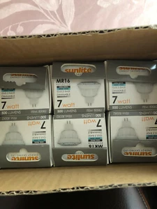 Sunlite Bulbs 7 Watts MR16 Dimmable Lights (6 Pack) Warm White - Picture 1 of 3