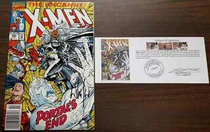 The Uncanny X-Men (1963) #285 Newsstand SIGNED Whilce Portacio Notarized WOS - Picture 1 of 5