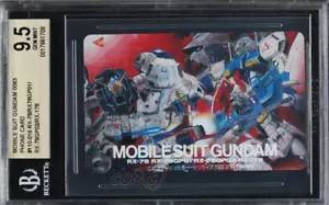 Tarjetas telefónicas NTT Mobile Suit Gundam 0083 BGS 9,5 GEMA COMO NUEVO - Imagen 1 de 2