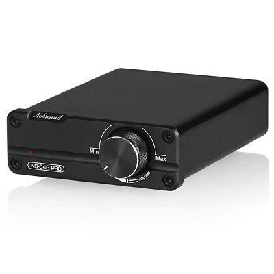 Mini Class D Digital Amplifier HiFi Home Stereo Audio Amp+19V/4.74A Power Supply - Image 1 of 4