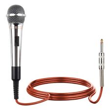 Professional Dynamic Wired Microphone silvery
