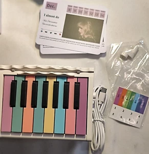 Piano Desk Calendar 2025 Playable Mini Piano With Sheets Gift For Family - NEW - Picture 1 of 2