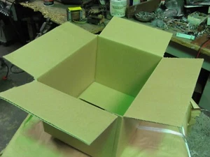 KONVOLUT 50 KARTONS 9 X 7 1/2 X 6 1/2 WELLPAPPE VERSAND VERPACKUNG VERSAND - Bild 1 von 4