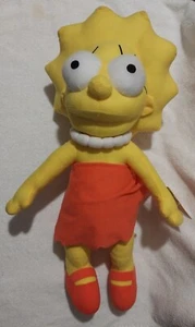 The Simpsons Lisa Simpson Plush Doll Toy Factory Large Stuffed 2016 Fox Cartoon - Picture 1 of 6