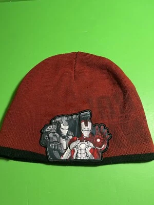 Iron Man War Machine Winter Beanie One Size Fits Most Adult Teen Kid Marvel Hat - Image 1 of 4