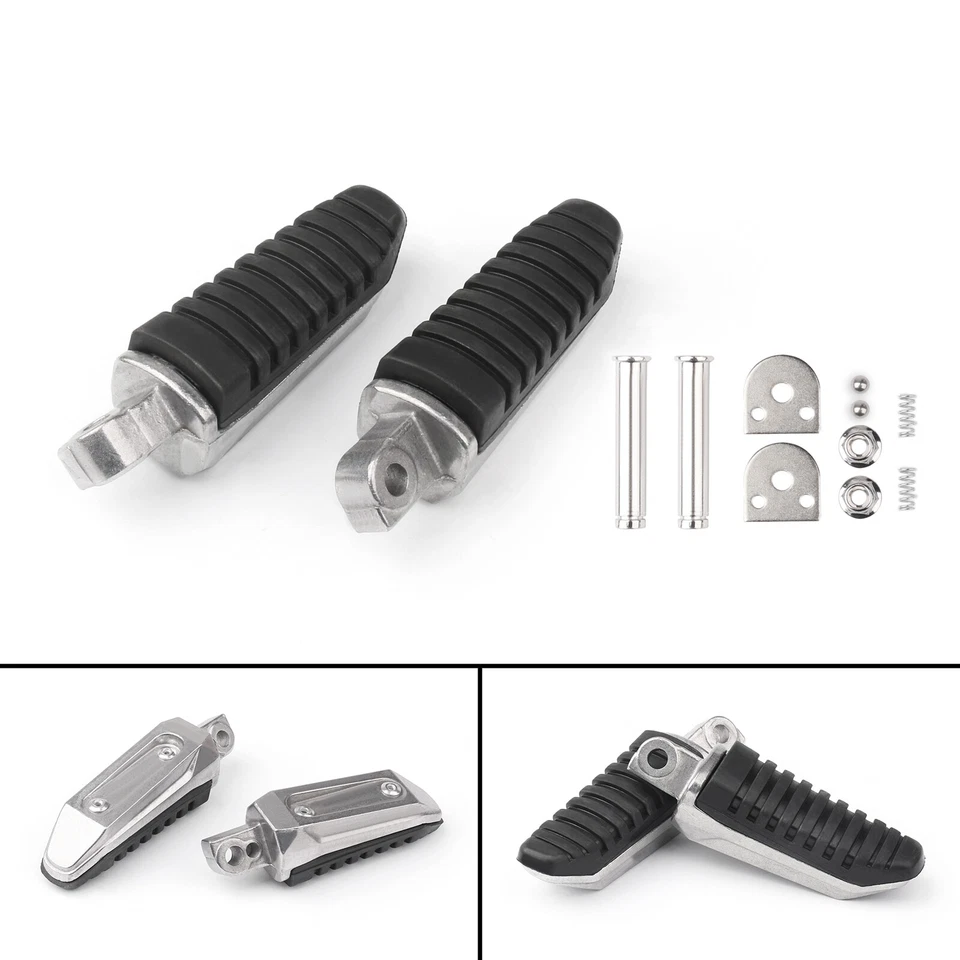 Rear Footrests Foot Pegs For Suzuki V-Strom DL 650 GSX 1250 1300 GSR 600 #3 Foto 1 de 4