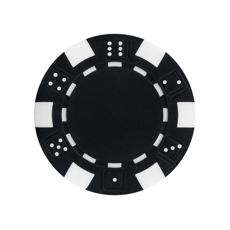 WE Games Clay Poker Chips, 11.5 Gram, Set of 25, Black - Image 1 of 1