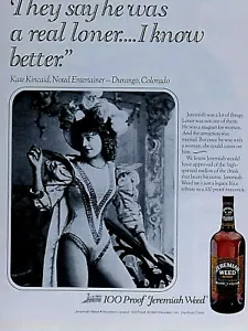 Kate Kincaid Durango Co. Jeremiah Weed Vintage 1980 Original Print Ad 8.5 x 11" - Picture 1 of 4