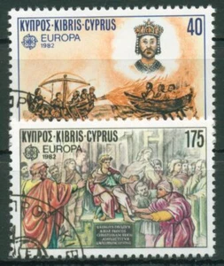 Chipre 1982 Europa CEPT Eventos Históricos 566/67 Sellado - Imagen 1 de 1