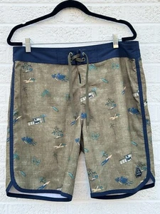 PRANA Fenton Boardshort Men’s Size 34 Tie Waist - Picture 1 of 12