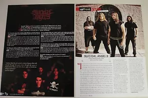 SUICIDAL ANGELS ~ 9 pc. Magazine Clippings Lot death metal thrash htf - Picture 1 of 5