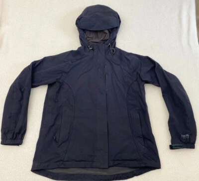 Chaqueta para mujer Eastern Mountain Sports System 3 grande negra cremallera completa con capucha  Foto 1 de 4