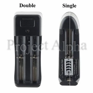 Universal Einzel Akku Ladegerät (NUR FÜR 18650 18350 26650) - USA Verkäufer - Bild 1 von 9