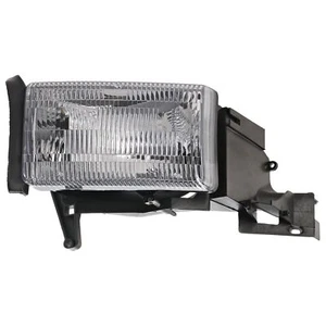 For 94-02 Ram Pickup Truck Headlight Headlamp Head Light with Bracket Left Side - Picture 1 of 3