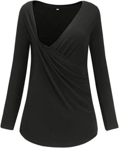 ''LIU & QU WOMEN'S MATERNITY RUCHED TUNIC TOPS'' Size M - Picture 1 of 3