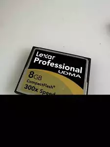 Lexar 8GB CF Memory Card Compact Flash 300x - Picture 1 of 1