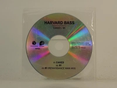 HARVARD BASS CAKED (H1) 3 Track Promo CD Single including Plastic Sleeve INSTITU - Image 1 of 4