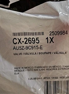 BRAND NEW OEM FORD MOTORCRAFT CX2695 Vapor Purge Valve AU5Z-9C915-E CX-2695 - Picture 1 of 4