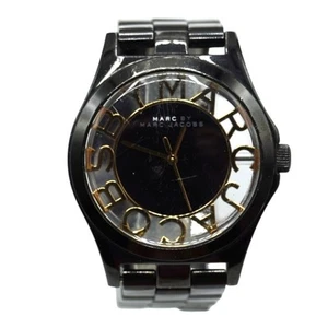 Reloj para mujer Marc By Marc Jacobs Henry negro de acero inoxidable - Imagen 1 de 6