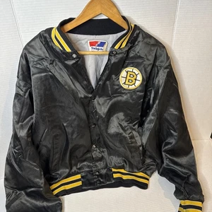 Vintage Boston Bruins Swingster Satin Jacke Gr. L - Bild 1 von 11