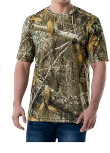 NEW MENS REALTREE EDGE CAMO SHORT SLEEVE SHIRT HUNTING SIZEL - Bild 1 von 1