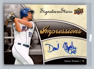 Daniel Murphy 2009 Upper Deck Signature Stars #IMP-MU Impressions Auto Mets - Imagen 1 de 2