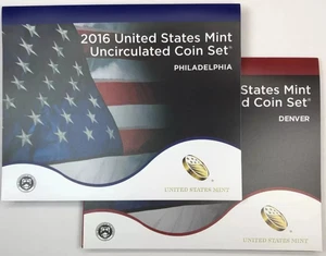 2016 United States Mint Uncirculated Coin P & D Set OGP Free Shipping! - Picture 1 of 1