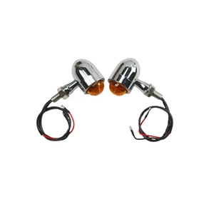 Motos Turn Signal Indicator Lamp Light for Harley Cafe Racer Yamaha Honda Suzuki - Picture 1 of 8
