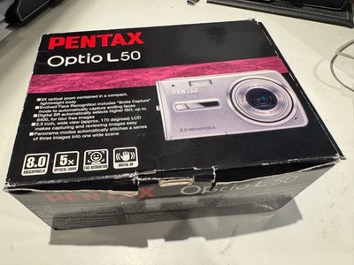Pentax Compact Digital Camera Optio L50 8mp - Image 1 of 4