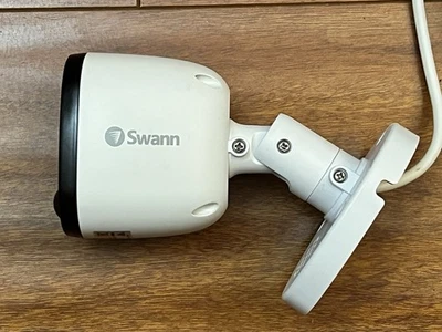 2x Swann SWPRO-4KWLB Indoor/Outdoor Wired 4k Surveillance Cameras w/ Cables - Image 1 of 4