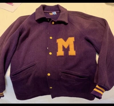 Chaqueta universitaria McAllen High School 1950-1953 de colección (McAllen, Texas) Foto 1 de 4