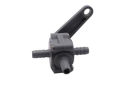 SMC 2360590 Válvula de bola de PVC de 3 vías, barra de 3/8" x barra x barra, control de flujo de puerto completo Foto 1 de 2