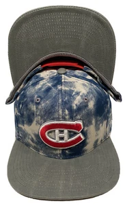 Zephyr NHL Montreal Canadiens "Acid Wash" Flat Bill SnapBack Hat NEW WITH TAGS - Picture 1 of 6