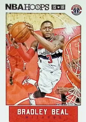 2015-16 PANINI NBA HOOPS #7 BRADLEY BEAL BASE CARD NM-MT - Image 1 of 2