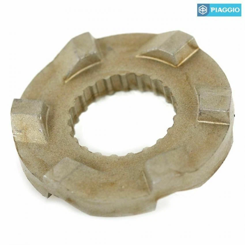 827386 BOCCOLO DENTATO ORIGINALE PIAGGIO VESPA S 150 4T 2V NOABS E3 2008-2009 (E - Imagem 1 de 4