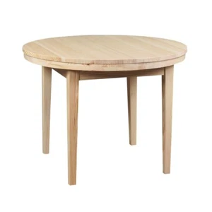 Runder Tisch 100 cm aus Holz BORD, Farbe Kiefer - Bild 1 von 4