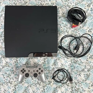 Sony PlayStation 3 Slim Console 320 GB - Pacchetto nero antracite *Leggi la scrivania* - Foto 1 di 10