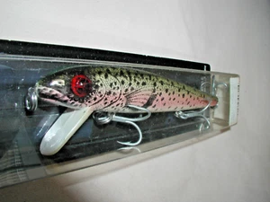 OLD CORDELL RAINBOW RATTLIN RED FIN 5¼"TEXTURED BODY 3 HOOK LURE;NOS - Picture 1 of 4