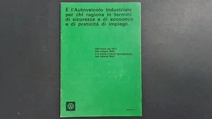 BROCHURE CATALOGO DEPLIANT VOLKSWAGEN AUTOVEICOLI INDUSTRIALI  - GEN.1971 - Imagen 1 de 4