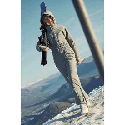 Free People FP Movement All Prepped Ski Snow Suit Womens XS Greyed Olive ($548) - Image 1 of 4