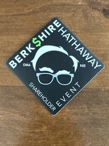 Berkshire Hathaway 2023 Annual Shareholder Meeting Sticker - Picture 1 of 3