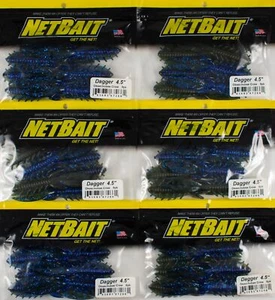 (LOT OF 6) NETBAIT DAGGER 4.5" OKEECHOBEE CRAW DT1402 - Picture 1 of 3