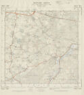Vintage Ordnance Survey OS map sheet TR05 Boughton Sheldwich Challock 1964