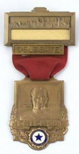 1939 American Legion Auxiliary 19th National Convention Chicago Delegate Medal