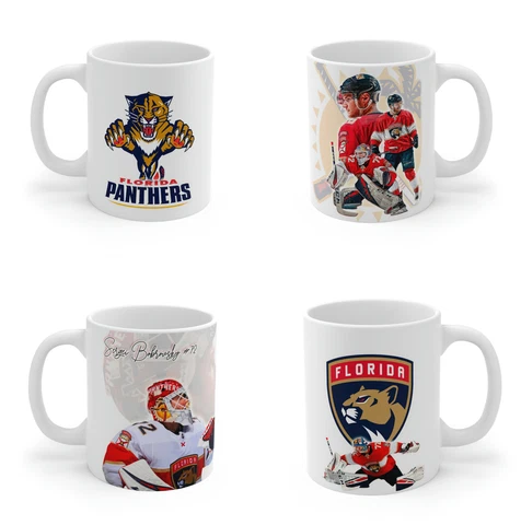 Florida Panthers ART Mug Coffee Tea Gift Fun Team Logo NHL Hockey Souvenir Cover