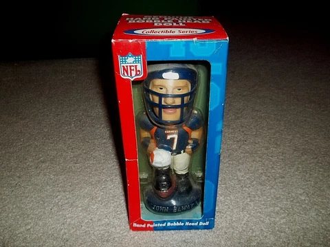 New John Elway Denver Broncos 7" Collectible Series Bobblehead Bobble Dobbles Cover