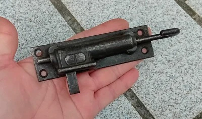 Ancienne Targette / verrou / loquet de porte en Fer.. - Photo 1/4